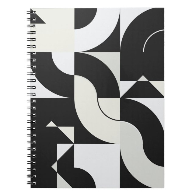 Cuaderno Obra de composición en Bauhaus hecha con ele abstr (Frente)
