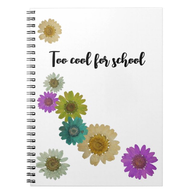 Cuaderno Obra floral colorida (Frente)