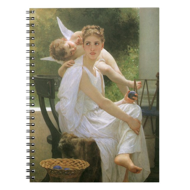 Cuaderno Obra interrumpida por Bouguereau, retrato Angel (Frente)