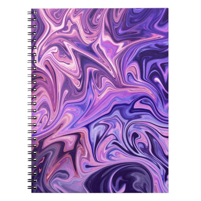 Cuaderno Obra maestra de arte abstracta (Frente)