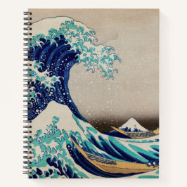 Cuaderno Obra maestra japonesa "Big Wave" de bloc de notas