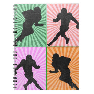 Cuaderno Obras de arte de fútbol americano para aficionados