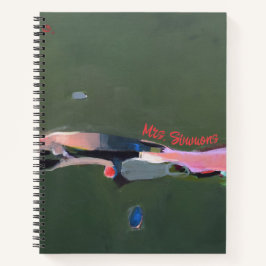 Cuaderno Obsequio del profesor Pintura abstracta personaliz