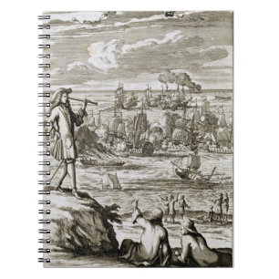 Cuaderno Observación de una batalla naval a través de un