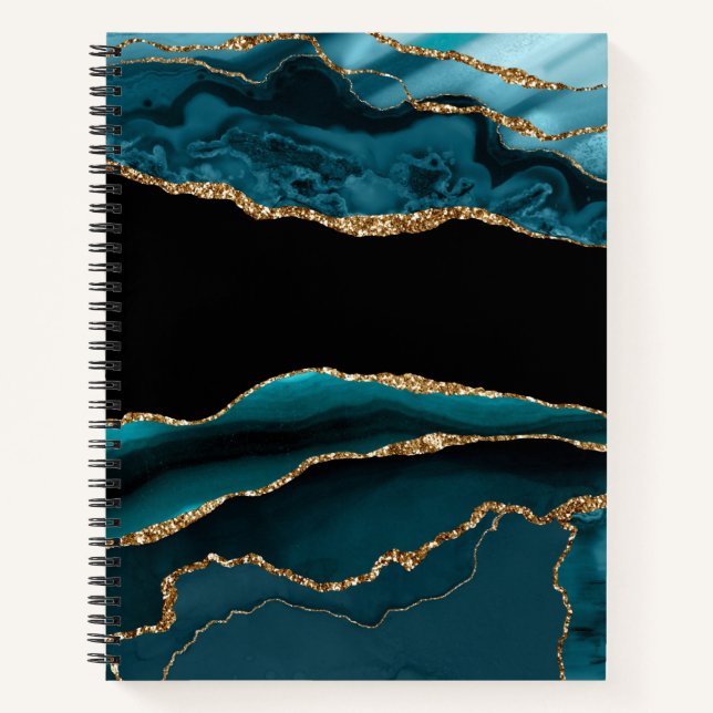 Cuaderno OBSERVACIÓN verde azulada DE ORO NEGRO AGOTADO (Anverso)