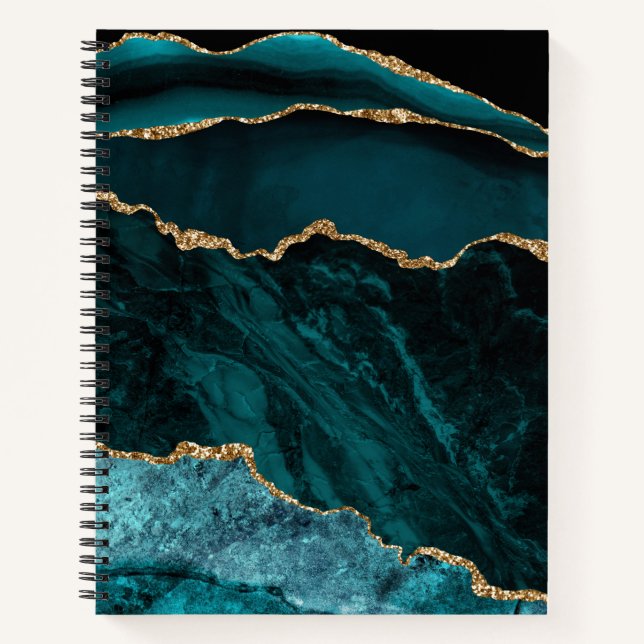 Cuaderno OBSERVACIÓN verde azulada DE ORO NEGRO AGOTADO (Anverso)