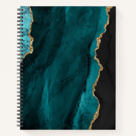 Cuaderno OBSERVACIÓN verde azulada DE ORO NEGRO AGOTADO