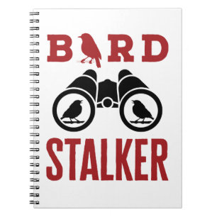 Cuaderno Observador de pájaros en observación de aves