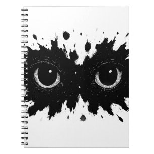 Cuaderno Observador en la Tinta: Sigilo de Mancha en el Ojo