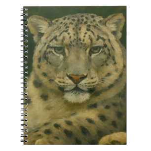 Cuaderno Observador silencioso - Leopardo de la nieve con l
