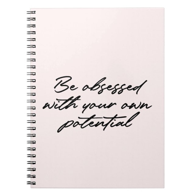 Cuaderno Obsesionarse con tu propia cita potencial (Frente)