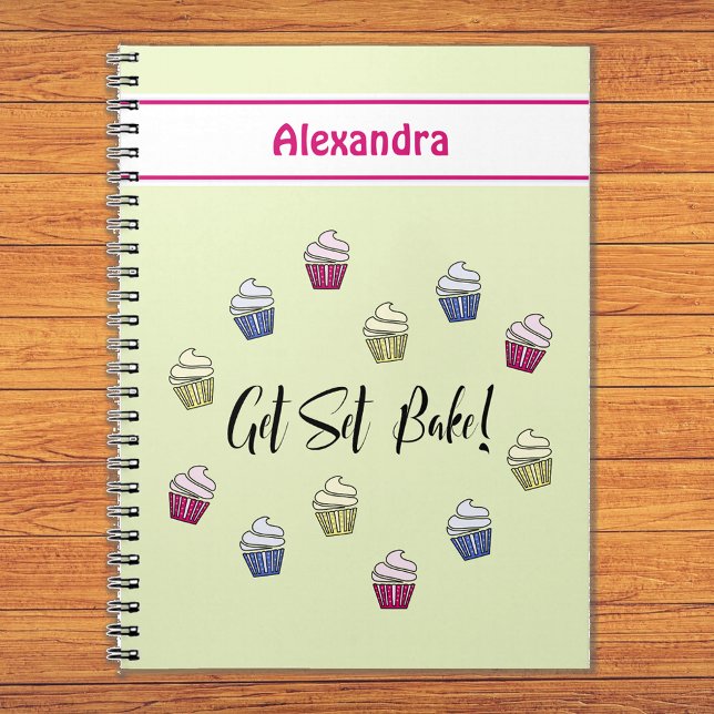 Cuaderno Obtener el nombre personalizado de los cupcakes co (Subido por el creador)