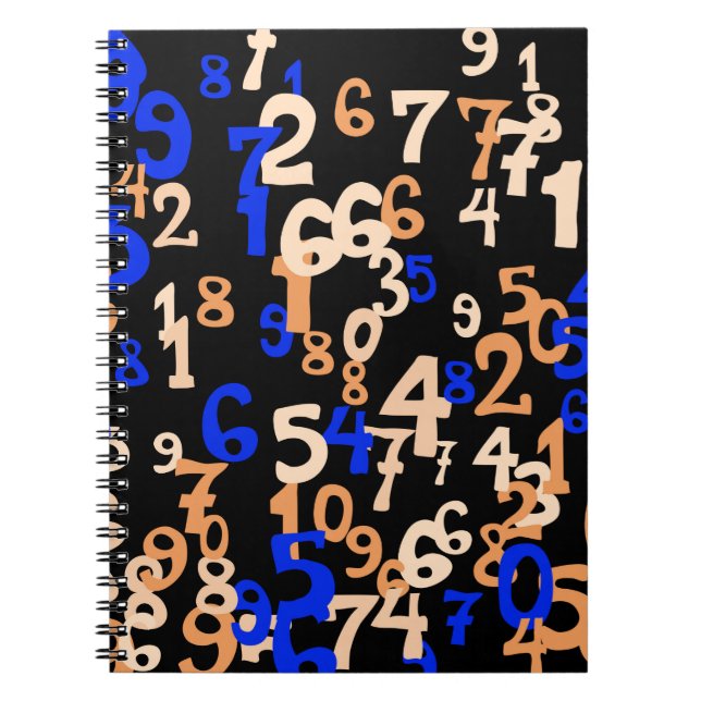 Cuaderno Obteniendo números de fondo abstracto. Resumen de  (Frente)