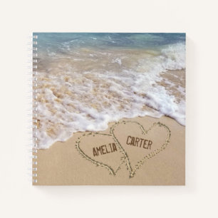 Cuaderno Ocean Beach Hearts