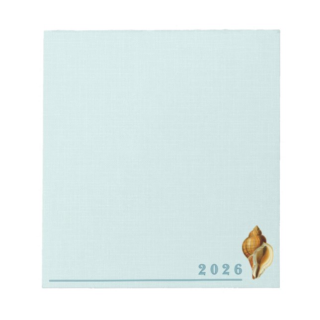 Cuaderno Ocean Blue Seashell (Frente)