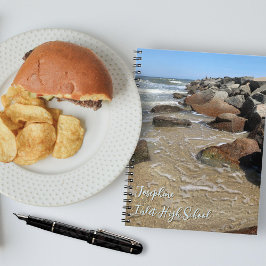 Cuaderno Ocean Jetty Rocks Personalized Notebook