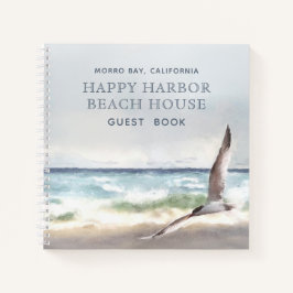 Cuaderno Ocean Sea Bird Beach Vacation Rental Guest Book