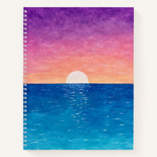 Cuaderno Ocean Sunset Design Notebook