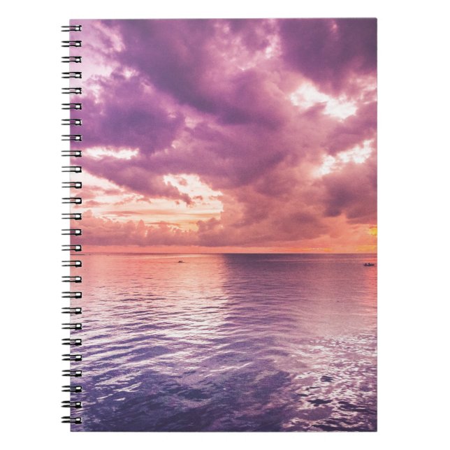 Cuaderno Ocean Sunset Inspirador (Frente)