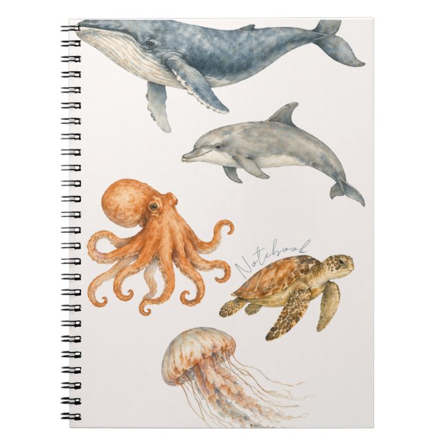 Cuaderno Ocean watercolor notebook (Frente)