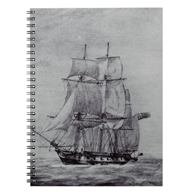 Cuaderno Oceanic Trek Graphic Ships Fine Art (Frente)