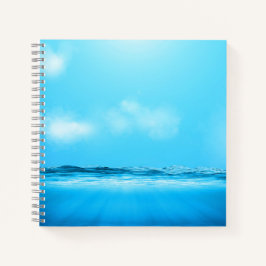 Cuaderno Océano azul