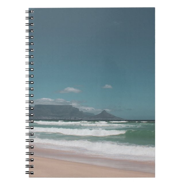 Cuaderno Océano de montaña de la Mesa de Ciudad del Cabo (Frente)