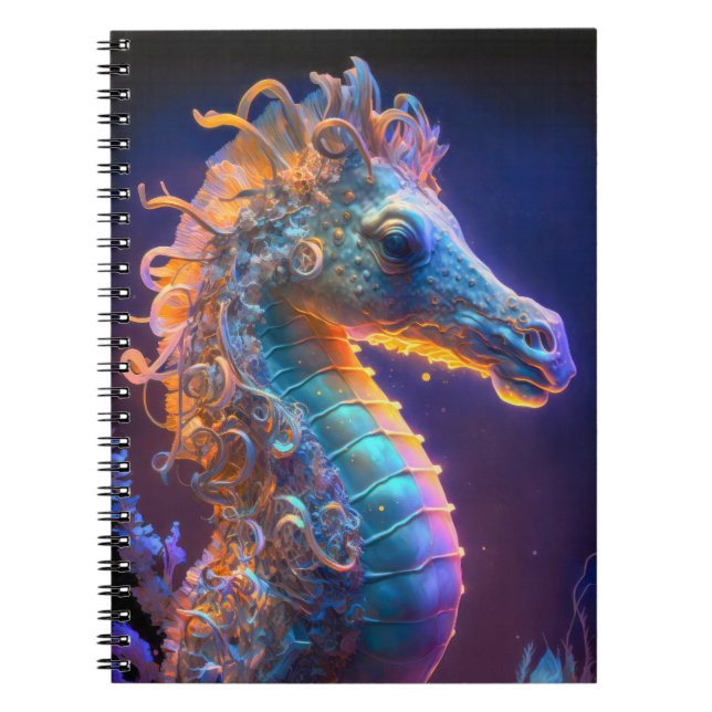 Cuaderno Océano de vida salvaje pintado de retrato animal d (Frente)