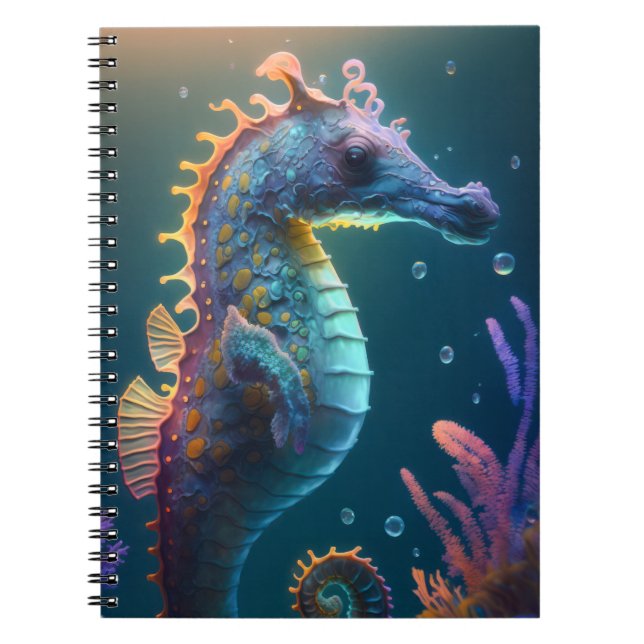 Cuaderno Océano de vida salvaje pintado de retrato animal d (Frente)