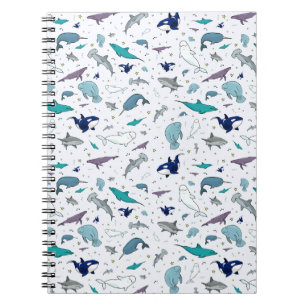 Cuaderno Océano en azul