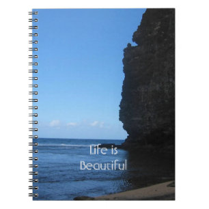 Cuaderno Océano Kauai Hawái (mi fotografía)