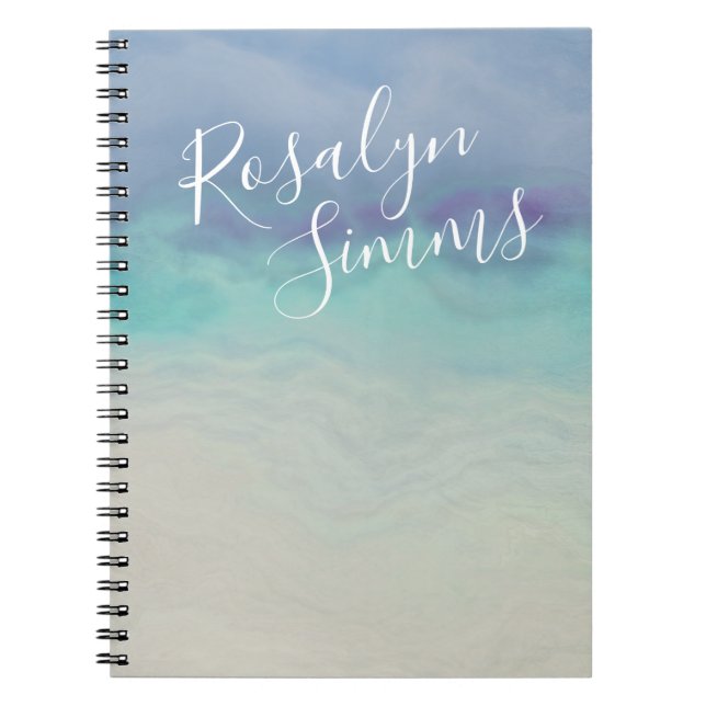 Cuaderno Océano pintado (Frente)