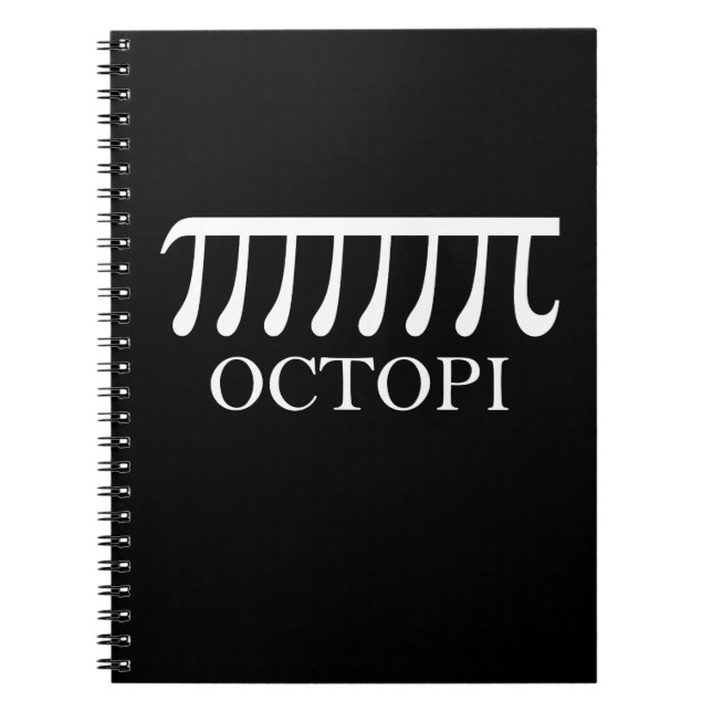 Cuaderno Octopi - Graciosa Matemática del pulpo Pi (Frente)