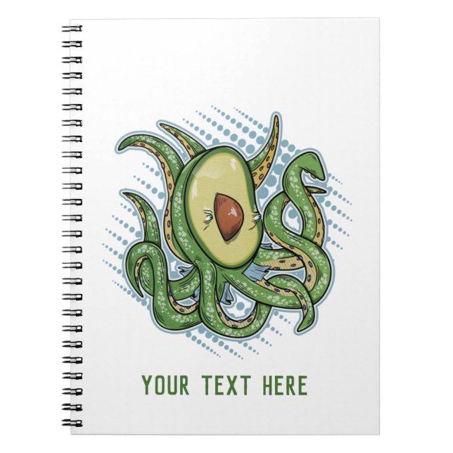 Cuaderno Octopus Aguacate (Frente)