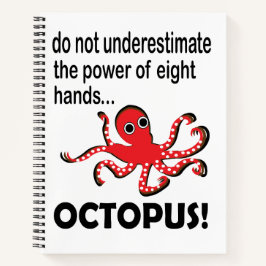 Cuaderno Octopus cute gracioso