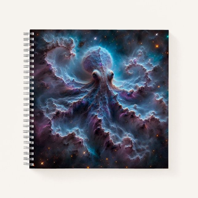 Cuaderno Octopus espacial (Anverso)