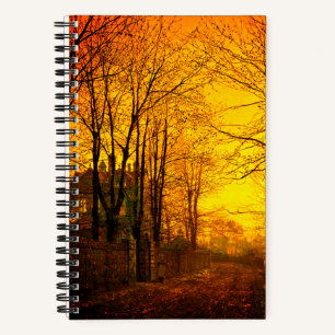Cuaderno Octubre después del glow John Atkinson Grimshaw