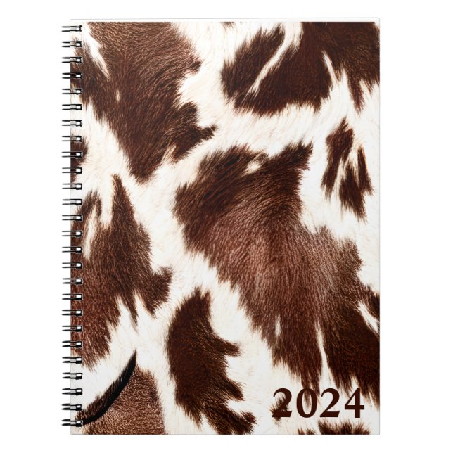 Cuaderno Ocultar vaca imprimir (Frente)