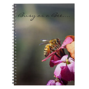 Cuaderno Ocupado como abeja