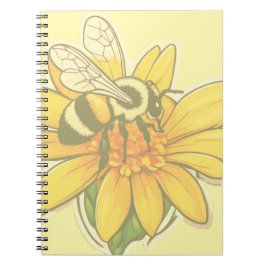 Cuaderno Ocupado recogiendo polen 