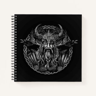 Cuaderno Odin y sus cuervos Huginn y Muninn