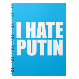Cuaderno Odio a Putin