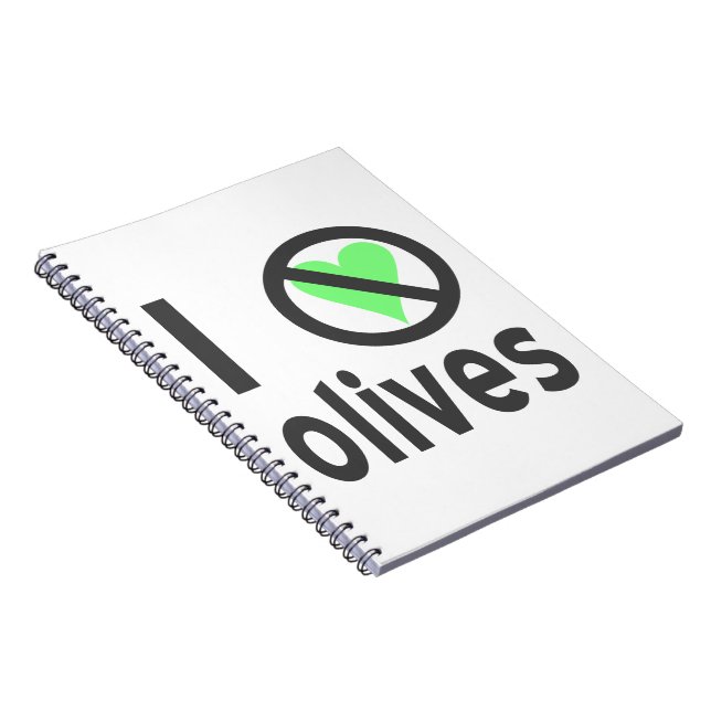 Cuaderno Odio las aceitunas No amor (Lado Derecho)
