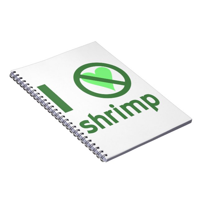 Cuaderno Odio los camarones (Lado Derecho)