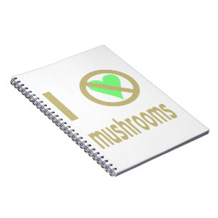 Cuaderno Odio los hongos