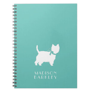 Cuaderno Oeste de Tierras Altas Terrier Perro Cachorro West