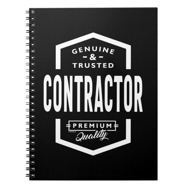Cuaderno Oferta de cargo de trabajo de contratista (Frente)