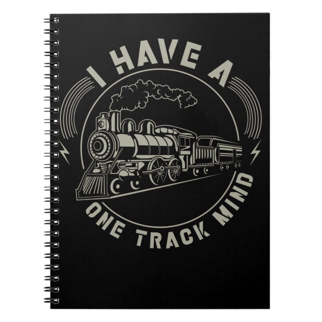 Cuaderno Oferta de locomotora divertida para tren Trainspot (Frente)