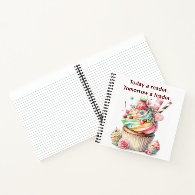 Cuaderno oferta de motivación arte de helado Spiral Noteboo (Interior)