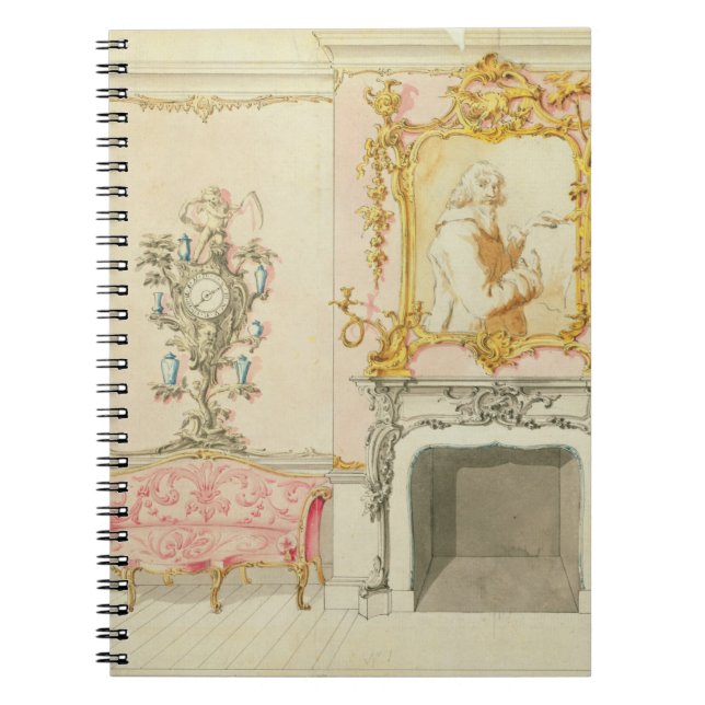 Cuaderno Oferta para un interior de la sala de estar, (Frente)